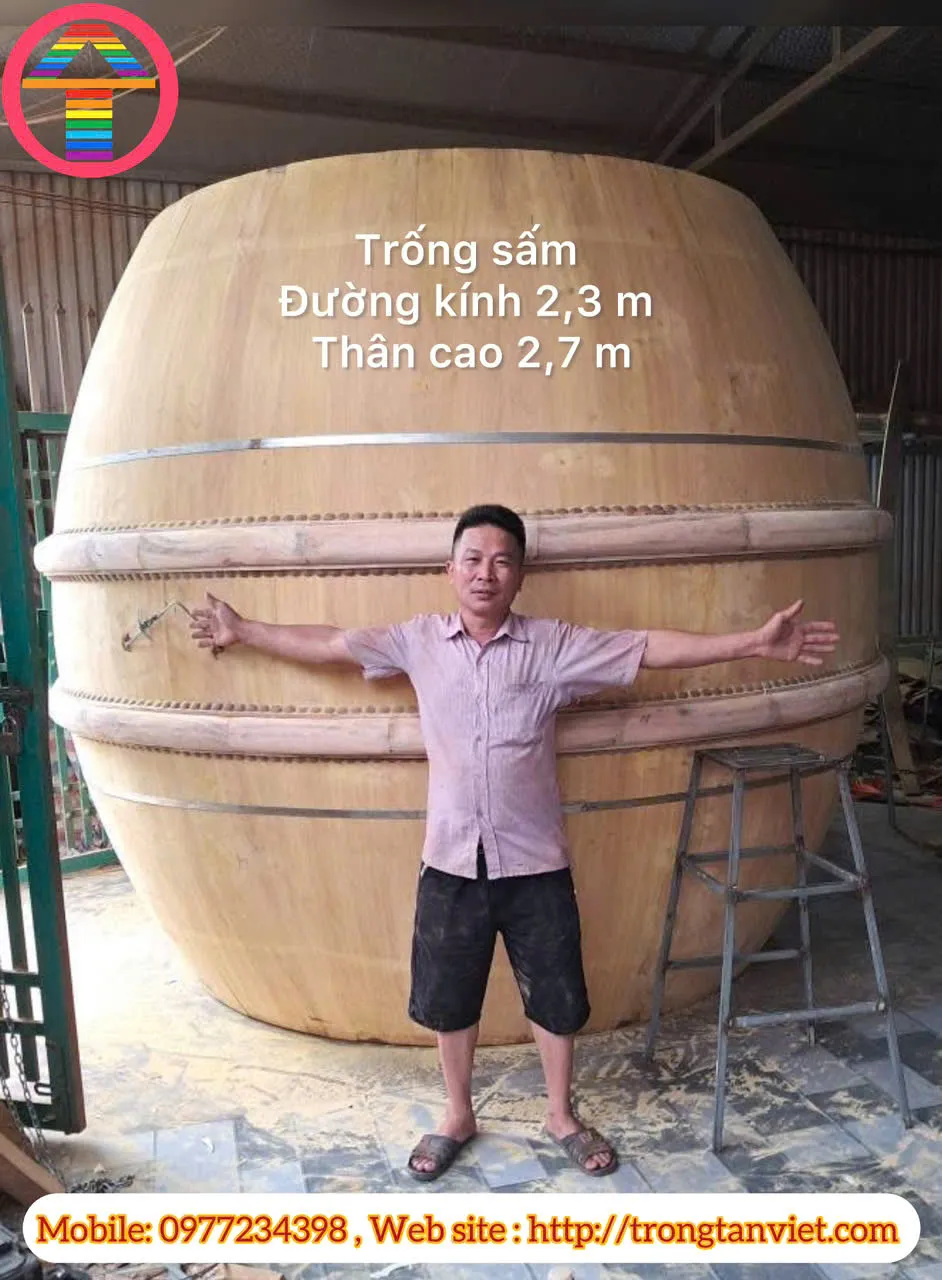 quả trống sấm to khủng nhất 