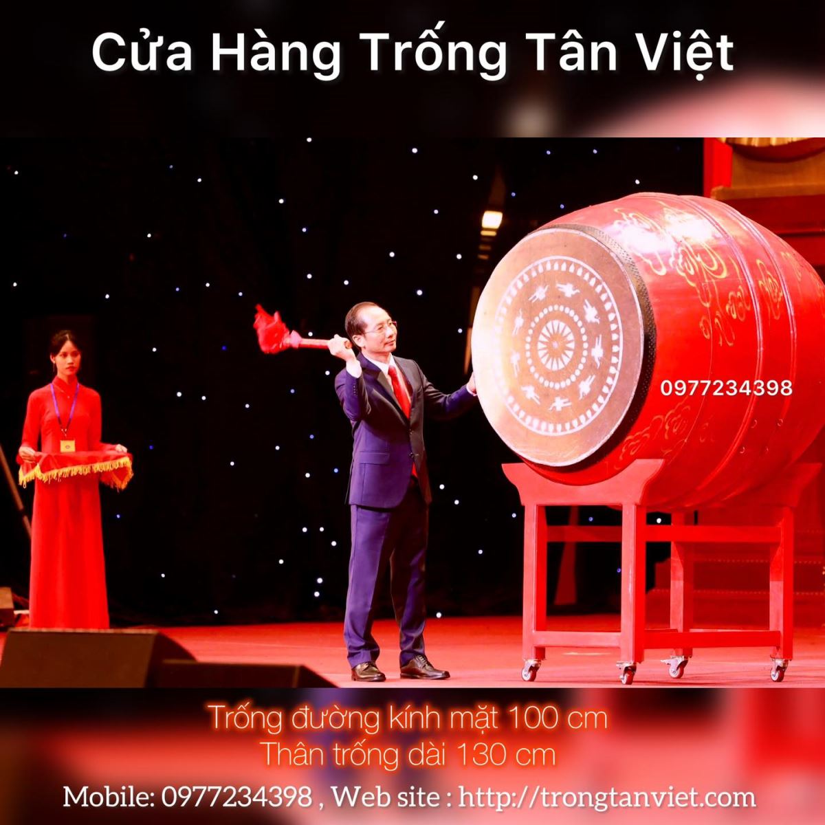 trống trường học kích thước lớn